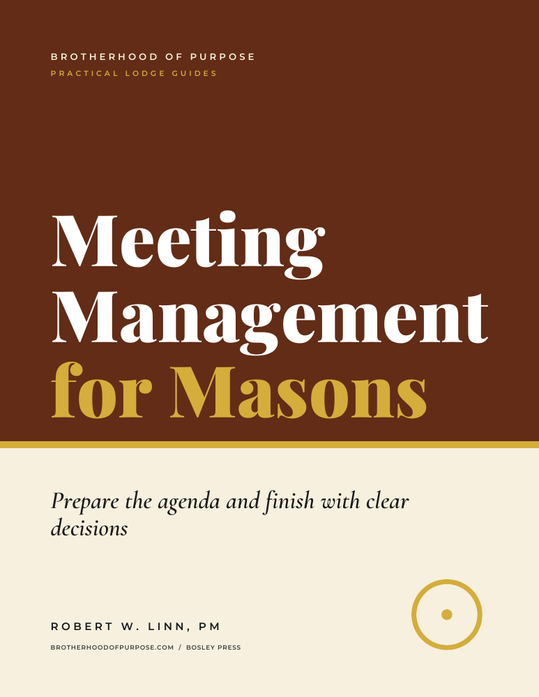 Meeting Management for Masons cover