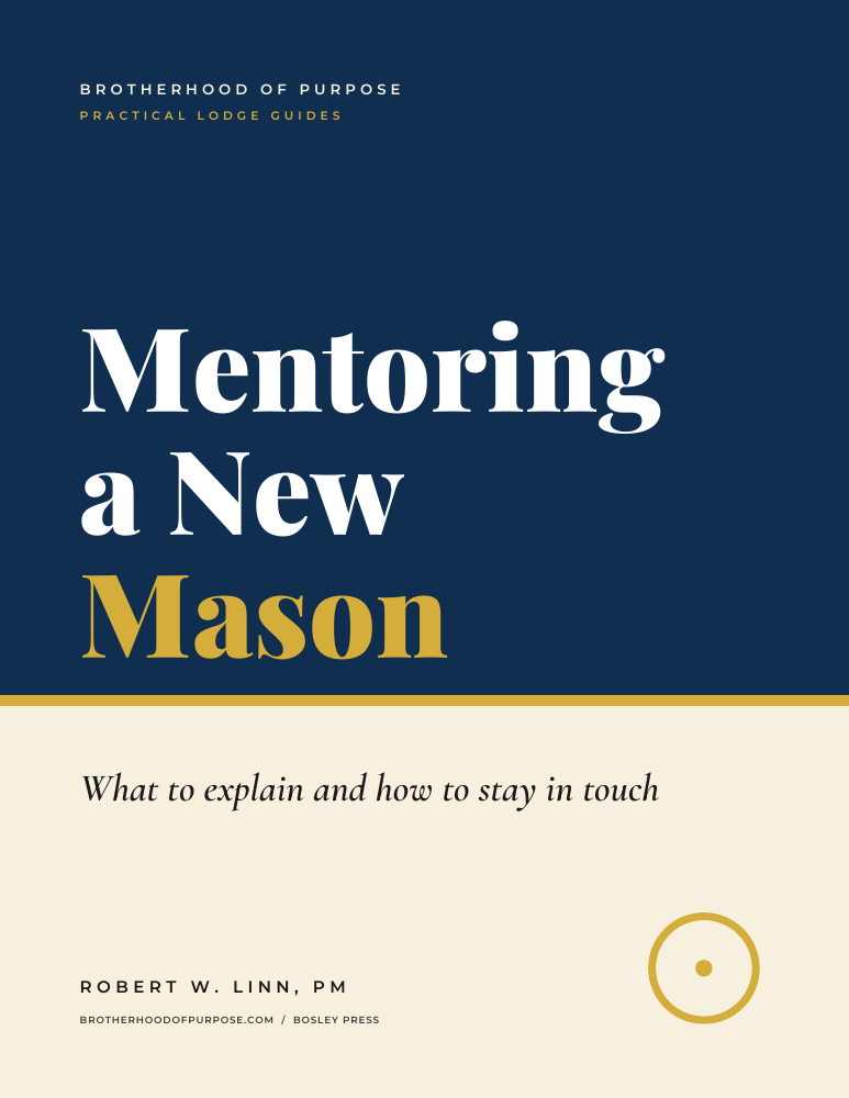 Mentoring a New Mason cover