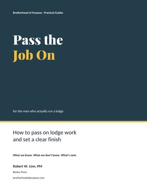 Pass the Job On booklet cover