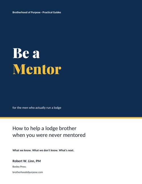 Be a Mentor booklet cover